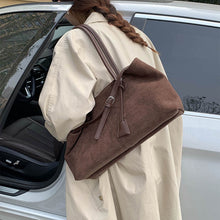 Load image into Gallery viewer, Retro Matte PU Leather Handbag – Urban Minimalist Shoulder Bag for Women