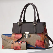 Load image into Gallery viewer, Fashionable New Contrast-color Patchwork Mother-and-child Bag
