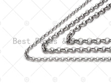 Load image into Gallery viewer, High Quality 4mm/5mm/6mm Stainless Steel Rolo Chain by Yard,