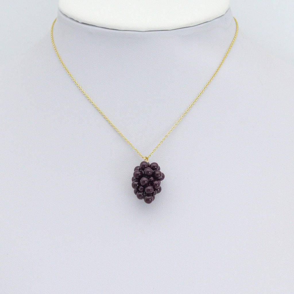 Grape Blackberry Charm Pendant,Sku#LK1226