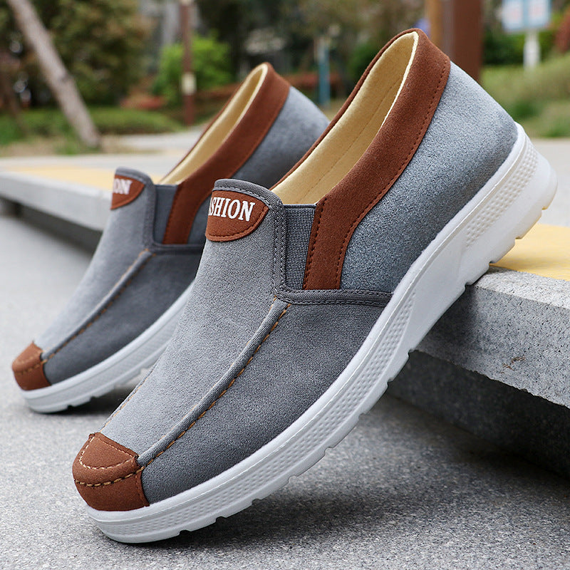 Men's Breathable Slip-On Canvas Shoes