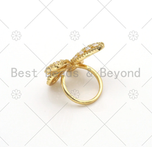 Load image into Gallery viewer, CZ Butterfly Adjustable Ring, Sku#X207
