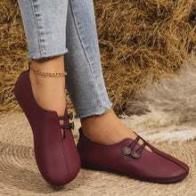 Load image into Gallery viewer, Women's Square Toe Slip-On Sandals | Soft Flat Cushioned Summer Shoes