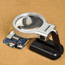 Load image into Gallery viewer, Foldable HD Multi-Power Magnifying Glass (Handheld &amp; Desktop)