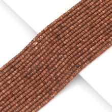 Load image into Gallery viewer, 2x3mm Rondelle Faceted Goldstone Beads, Sku#U1643
