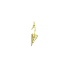 Load image into Gallery viewer, Gold Umbrella Shape Charm Pendant, Sku#L723