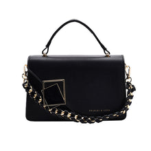Load image into Gallery viewer, Women's Chain Shoulder Crossbody Bag - Small Square PU Leather Handbag