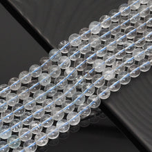 Load image into Gallery viewer, Genuine White Topaz Round Smooth Beads, Sku#U1640