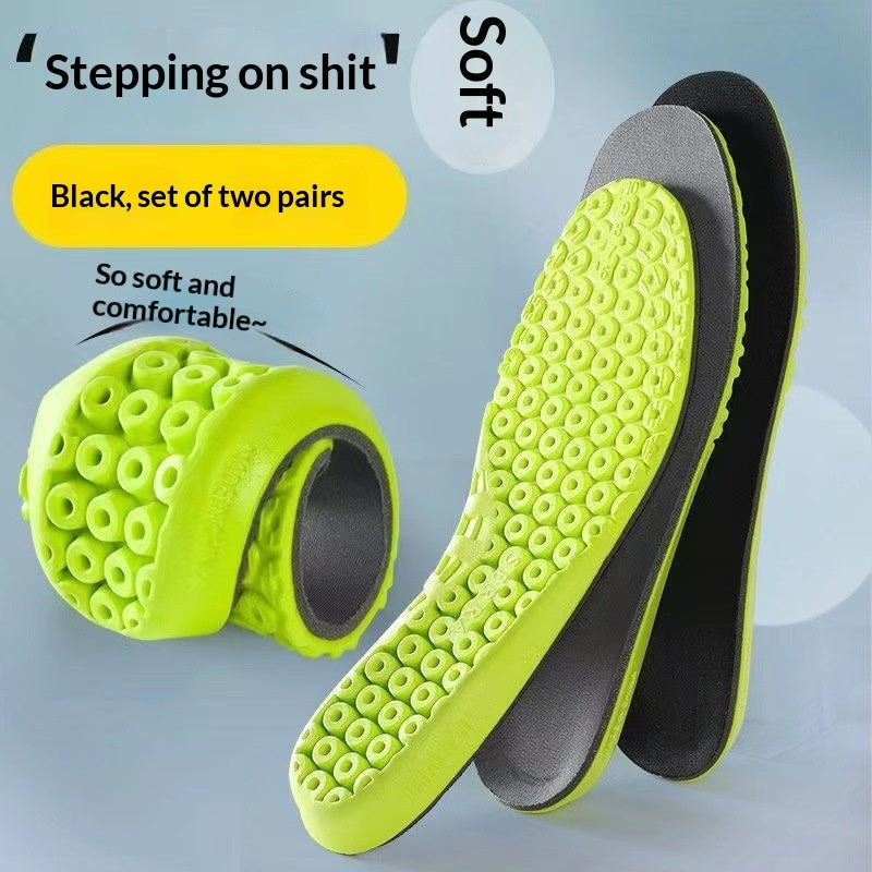 Premium Shock-Absorbing Athletic Insoles – Unisex Comfort & Support for All-Day Performance
