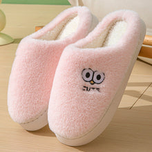 Load image into Gallery viewer, Cute Cartoon Big Eyes Slippers - Winter Warm Plush House Shoes for Women &amp; Men