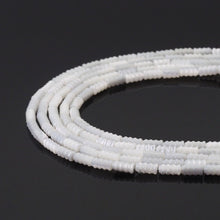 Load image into Gallery viewer, White Mother of Pearl Screw Beads, 4x8mm, Sku#T170