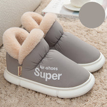Load image into Gallery viewer, Unisex Plush Fleece High-Back Heel Slippers | Warm Breathable House Shoes
