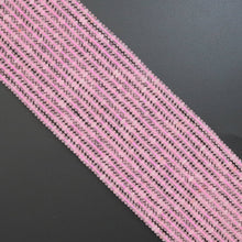Load image into Gallery viewer, 2x4mm Rondelle Smooth Rose Quartz Beads, Sku#U1959