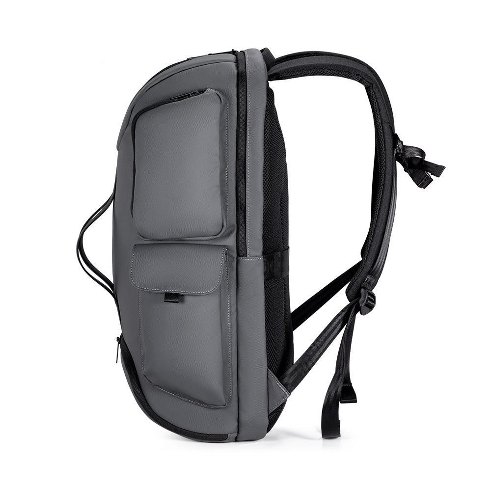 Men's Business Backpack With Large Laptop Capacity — Dark Gray