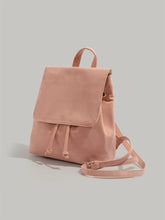 Load image into Gallery viewer, Retro Soft-Leather Tote Bag Minimalist Style | Brown &amp; Pink