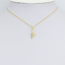 Load image into Gallery viewer, Gold Umbrella Shape Charm Pendant, Sku#L723