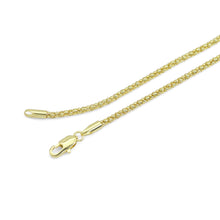 Load image into Gallery viewer, Gold Silver box Chain CZ Long Spike Bar Pendant  Necklace, Sku#A180