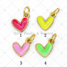 Load image into Gallery viewer, Enamel Tiny Heart Charm, sku#LD182