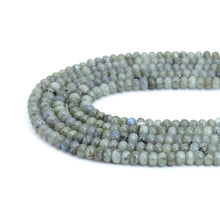 Load image into Gallery viewer, 4x6mm Labradorite Rondelle Smooth Beads, Sku#U1908