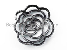 Load image into Gallery viewer, Rose Flower Pendant Connector, sku#L137