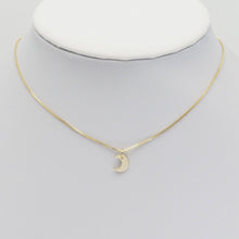 Load image into Gallery viewer, Plain Gold Cresent Moon Charm, Sku#LX390