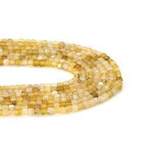 Load image into Gallery viewer, Genuine Yellow Opal Faceted Cube Beads, 2.5mm, Sku#U1541