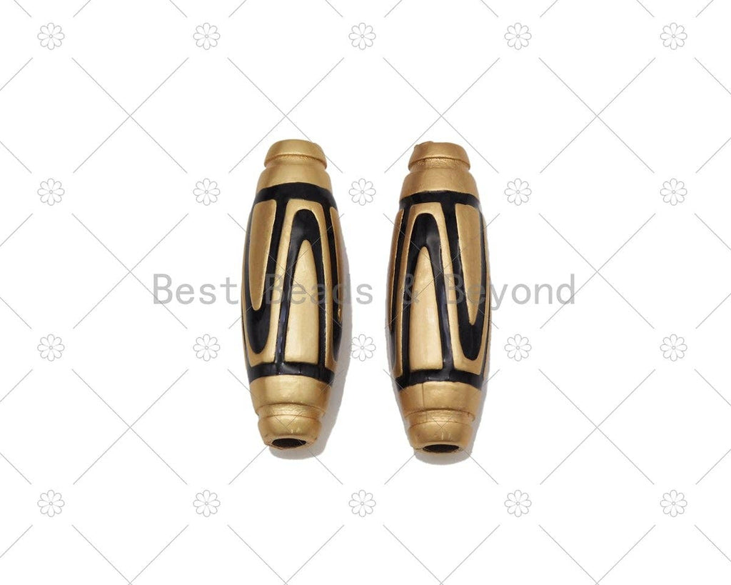 Enamel Barrel Shape Spacer Beads, Sku#L646