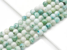 Load image into Gallery viewer, Genuine Quality Blue Agate Round Smooth Beads, Sku#U1395