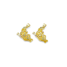 Load image into Gallery viewer, Gold Yellow Butterfly Charm, Sku#LK869