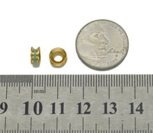 Load image into Gallery viewer, Large Hole Enamel Round Spacer Beads, Sku#LK647