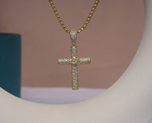 Load image into Gallery viewer, CZ Cross Charm, Sku#LK617