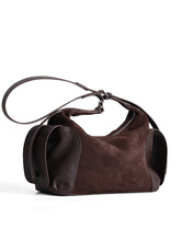 Load image into Gallery viewer, Vintage Boston Bag - Genuine Frosted Cowhide Leather Shoulder Bag with Large Capacity
