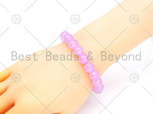 Load image into Gallery viewer, Natural Pink/Lilac/Purple/Orange/Lime/Blue Stretchy Bracelet
