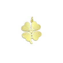 Load image into Gallery viewer, Gold Clover Shape Charm Pendant, Sku#LK1123