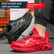 Load image into Gallery viewer, Men's Steel Toe Work Shoes - Impact-Resistant Puncture-Proof Breathable Safety Shoes