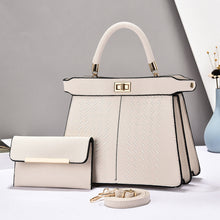 Load image into Gallery viewer, Premium 2-in-1 PU Leather Bucket Bag Set - Crossbody &amp; Handbag with Multiple Compartments