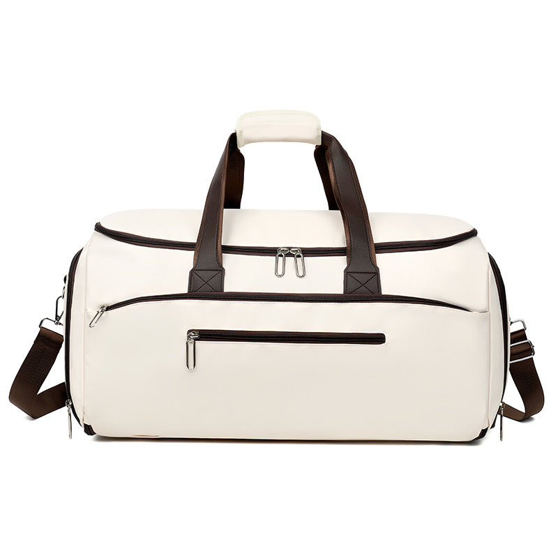 Multi-Function Sports & Travel Tote Bag with Dry-Wet Separation - Nylon Gym Duffel Bag for Fitness & Business Travel