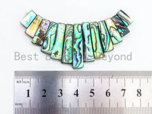 Load image into Gallery viewer, Natural Abalone Shell Graduated Bar Shaped Beads, Analone Fo