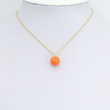 Load image into Gallery viewer, Cute Enamel Orange Charm Pendant,Sku#LK1245