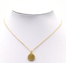 Load image into Gallery viewer, Gold Love Word On Round Coin Charm, Sku#FH203