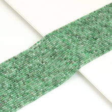 Load image into Gallery viewer, 2.5mm Faceted Cube Genuine Emerald Beads, Sku#U1931