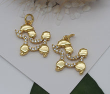 Load image into Gallery viewer, CZ Puppy Charm, Sku#LD240