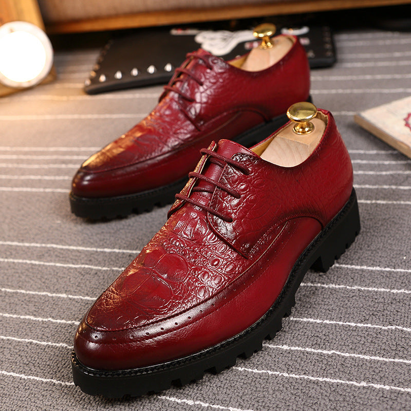 Men's British Style Height-Increasing Casual Shoes | Elevator Dress Sneakers