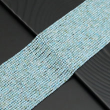 Load image into Gallery viewer, 2.5mm Faceted Cube Genuine Larimar Beads, Sku#U1926