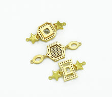 Load image into Gallery viewer, CZ Gold Charm, Sku#M410