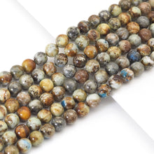 Load image into Gallery viewer, Genuine Brown Blue Azurite, 8m/10mm Round Smooth Beads, Sku#U1625
