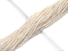 Load image into Gallery viewer, Genuine Small White Pearl Beads, 2-2.5mm, Sku#U1452