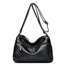 Load image into Gallery viewer, Retro-Textured Crossbody Shoulder Bag – Minimalist PU Leather Women's Bag