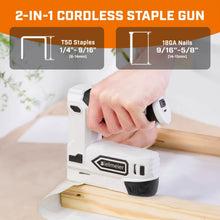 Load image into Gallery viewer, Bielmeier 20V Cordless 2-in-1 Stapler &amp; Brad Nailer