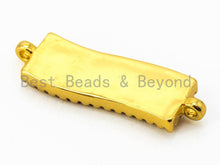 Load image into Gallery viewer, CZ Micro Pave Abalone Rectangle Connector, SKU#E329C